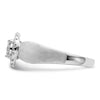 14k White Gold 1/2 carat Lab Grown Diamond VS/SI+ G+ Complete Cluster Engagement Ring