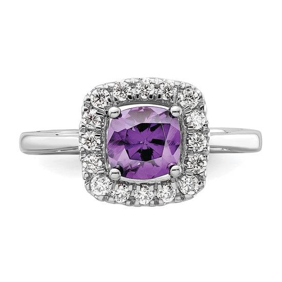 Diamond & Gemstone Halo Rings
