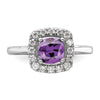 Diamond & Gemstone Halo Rings