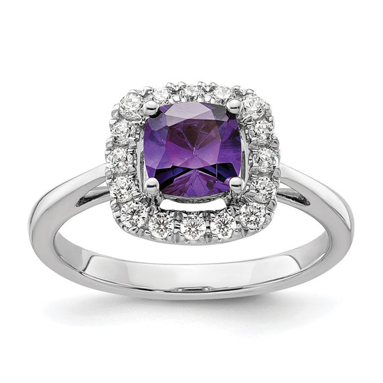 Diamond & Gemstone Halo Rings