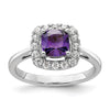 Diamond & Gemstone Halo Rings