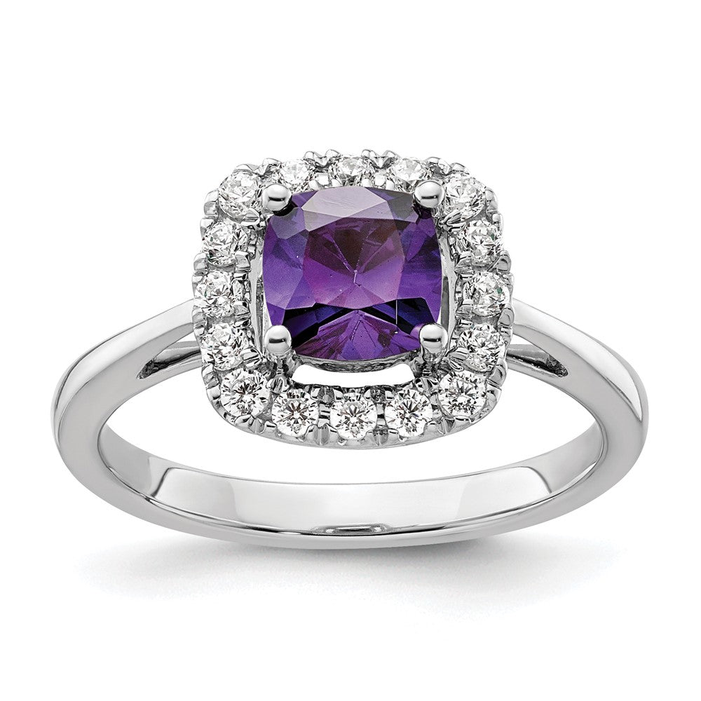 Diamond & Gemstone Halo Rings
