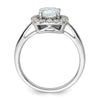 Diamond & Gemstone Halo Rings