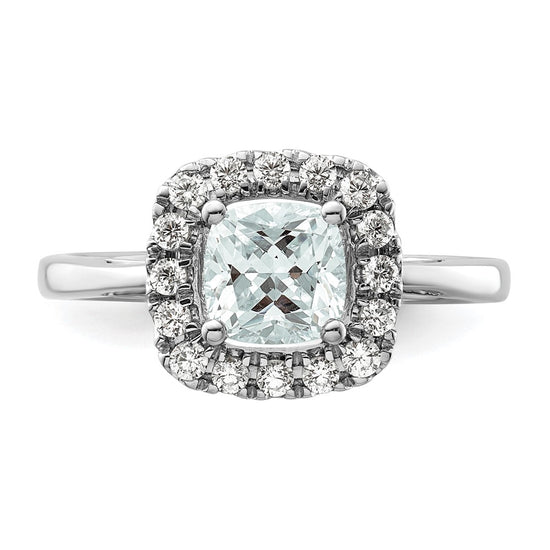 Diamond & Gemstone Halo Rings