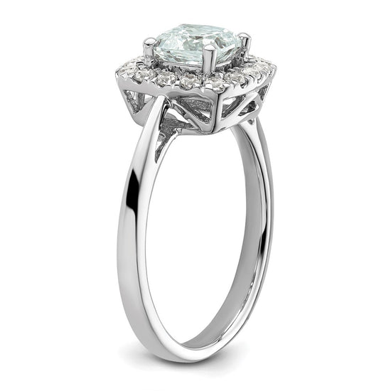 Diamond & Gemstone Halo Rings
