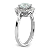 Diamond & Gemstone Halo Rings