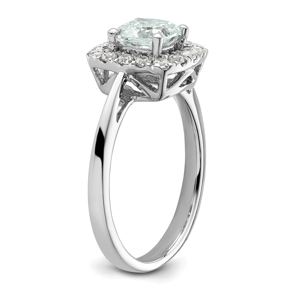 Diamond & Gemstone Halo Rings