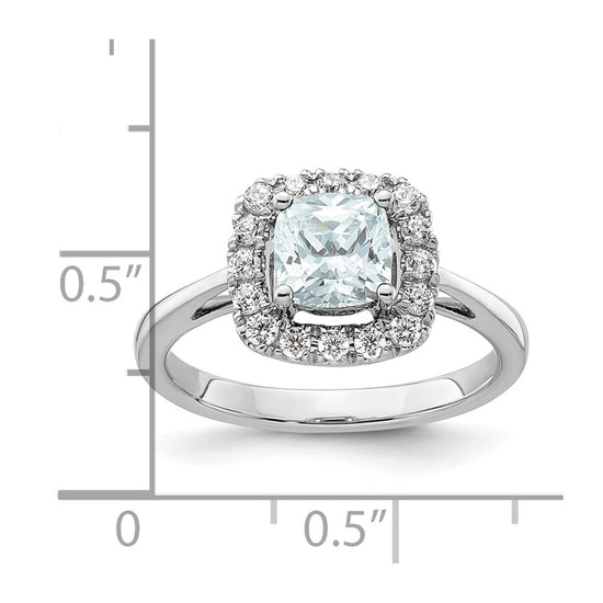 Diamond & Gemstone Halo Rings