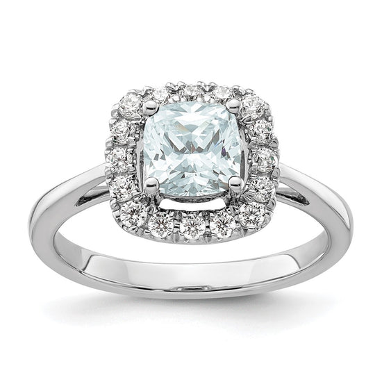 Diamond & Gemstone Halo Rings