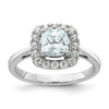 Diamond & Gemstone Halo Rings