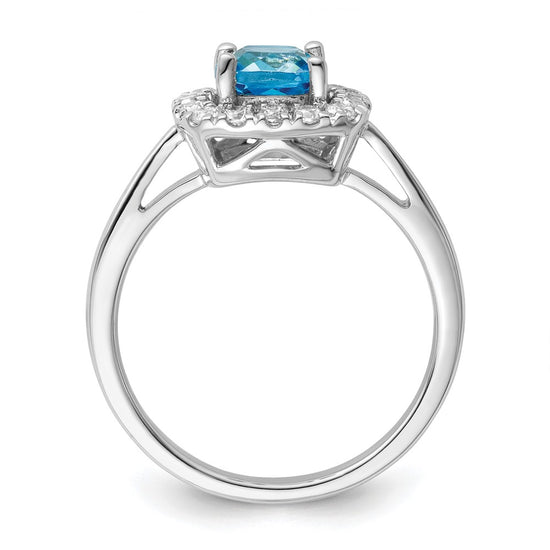 Diamond & Gemstone Halo Rings