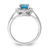 Diamond & Gemstone Halo Rings