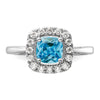 Diamond & Gemstone Halo Rings