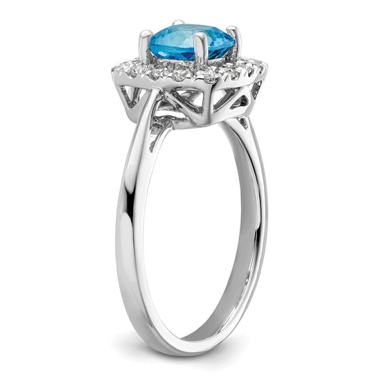 Diamond & Gemstone Halo Rings
