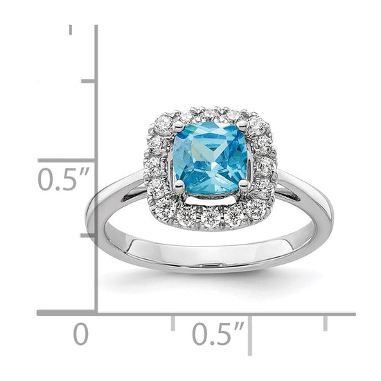 Diamond & Gemstone Halo Rings