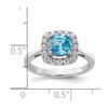 Diamond & Gemstone Halo Rings