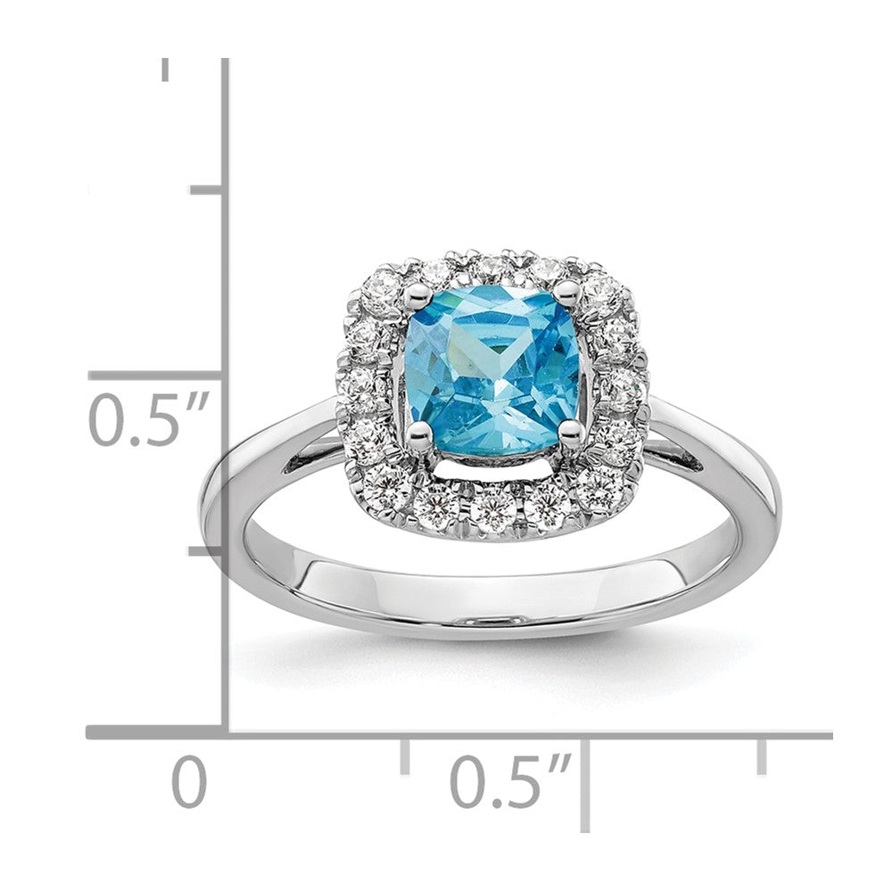 Diamond & Gemstone Halo Rings