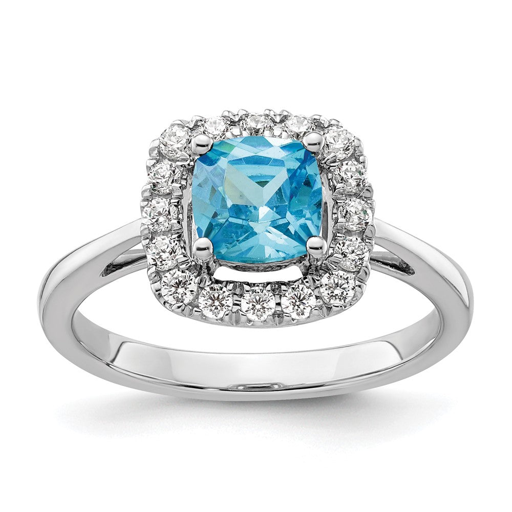 Diamond & Gemstone Halo Rings