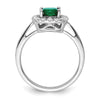 Diamond & Gemstone Halo Rings