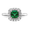 Diamond & Gemstone Halo Rings