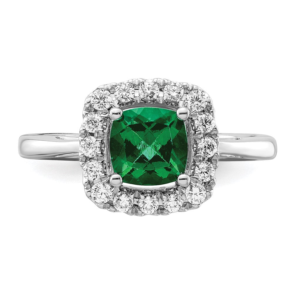 Diamond & Gemstone Halo Rings
