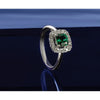 Diamond & Gemstone Halo Rings