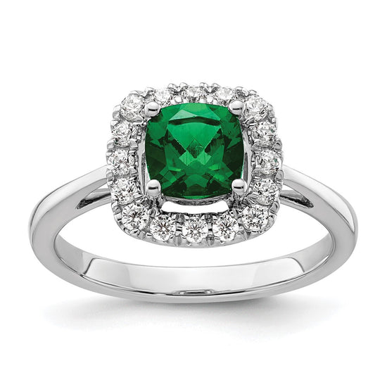 Diamond & Gemstone Halo Rings