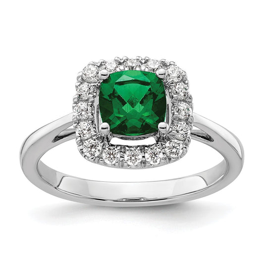 Diamond & Gemstone Halo Rings