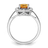 Diamond & Gemstone Halo Rings