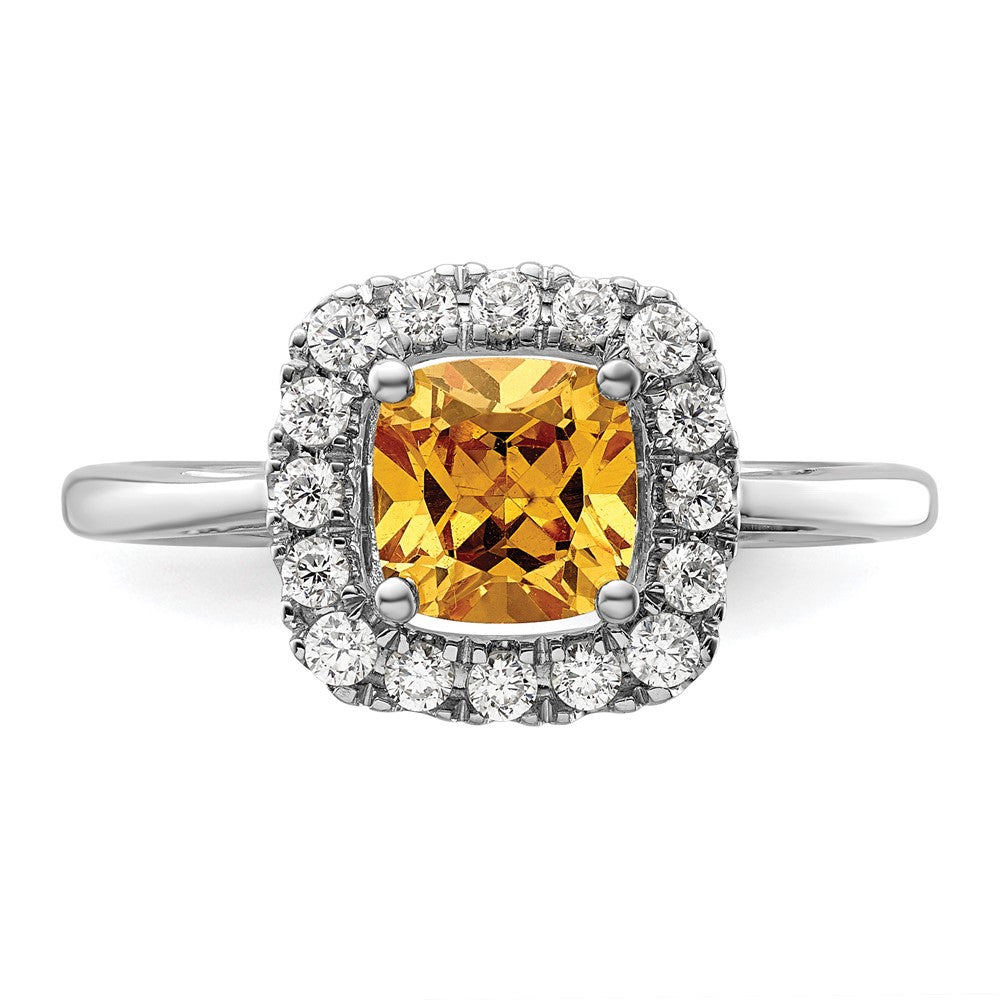 Diamond & Gemstone Halo Rings