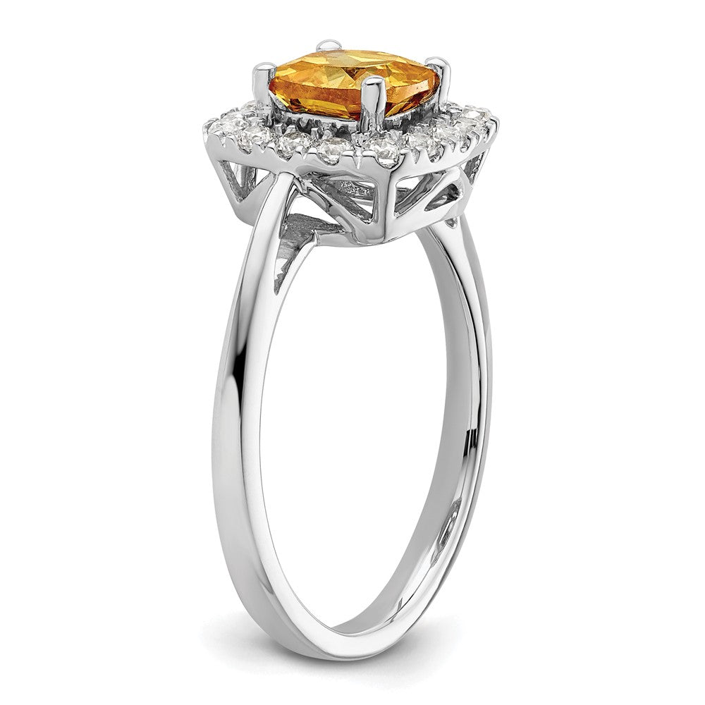 Diamond & Gemstone Halo Rings