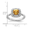 Diamond & Gemstone Halo Rings