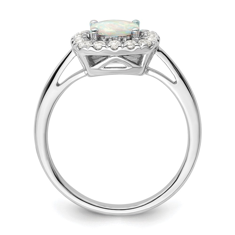 Diamond & Gemstone Halo Rings