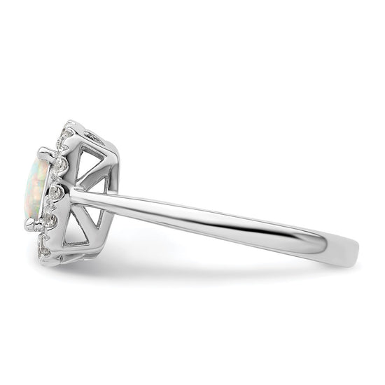 Diamond & Gemstone Halo Rings