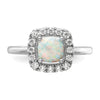 Diamond & Gemstone Halo Rings