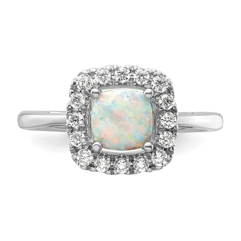 Diamond & Gemstone Halo Rings
