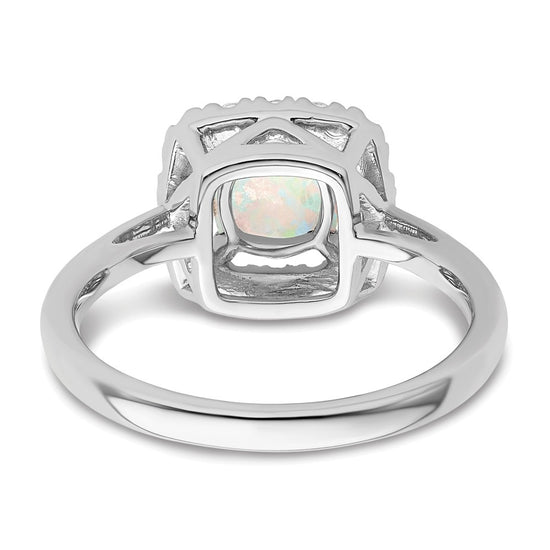 Diamond & Gemstone Halo Rings