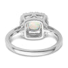 Diamond & Gemstone Halo Rings