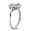 Diamond & Gemstone Halo Rings
