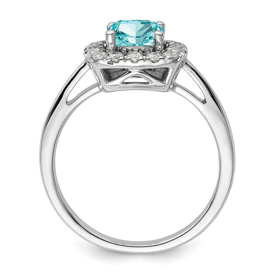 Diamond & Gemstone Halo Rings