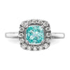 Diamond & Gemstone Halo Rings