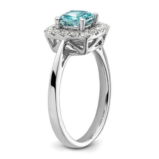 Diamond & Gemstone Halo Rings