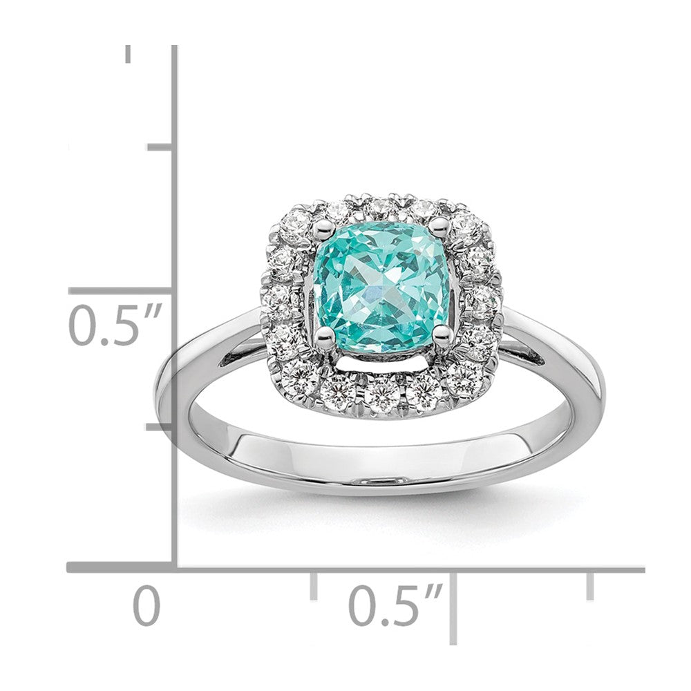Diamond & Gemstone Halo Rings