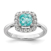 Diamond & Gemstone Halo Rings