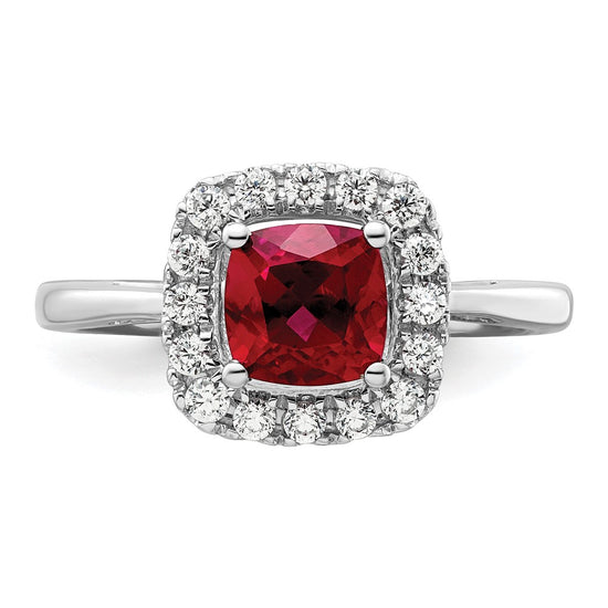 Diamond & Gemstone Halo Rings
