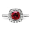 Diamond & Gemstone Halo Rings
