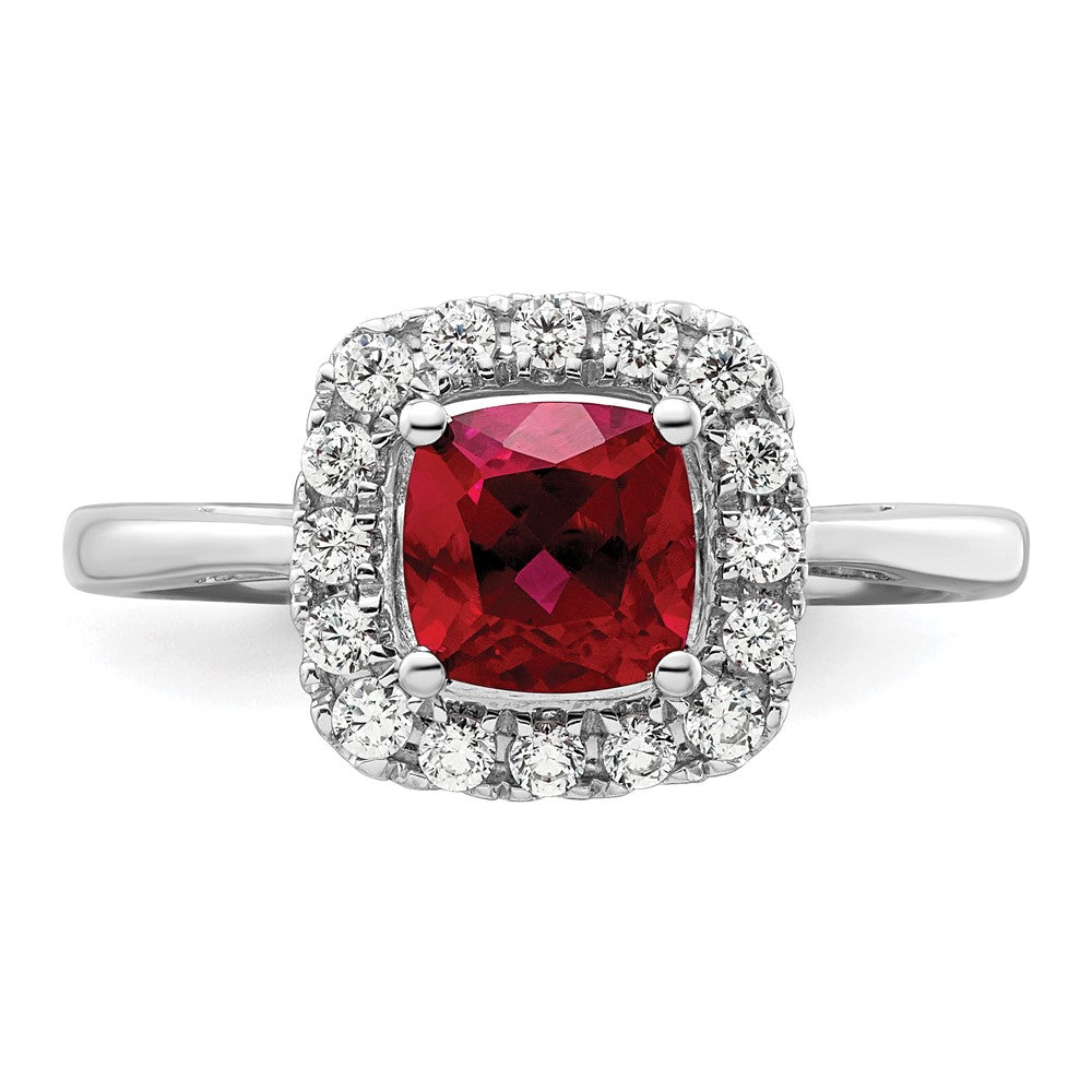 Diamond & Gemstone Halo Rings