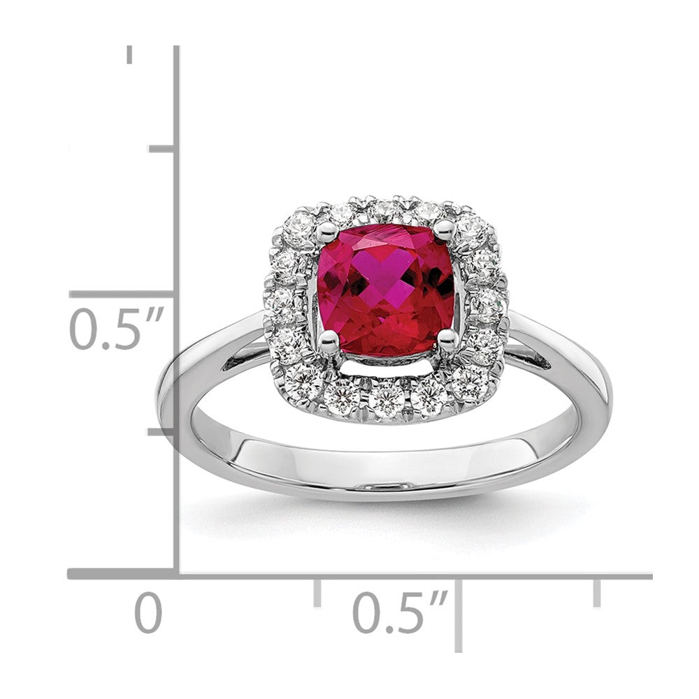 Diamond & Gemstone Halo Rings