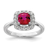 Diamond & Gemstone Halo Rings