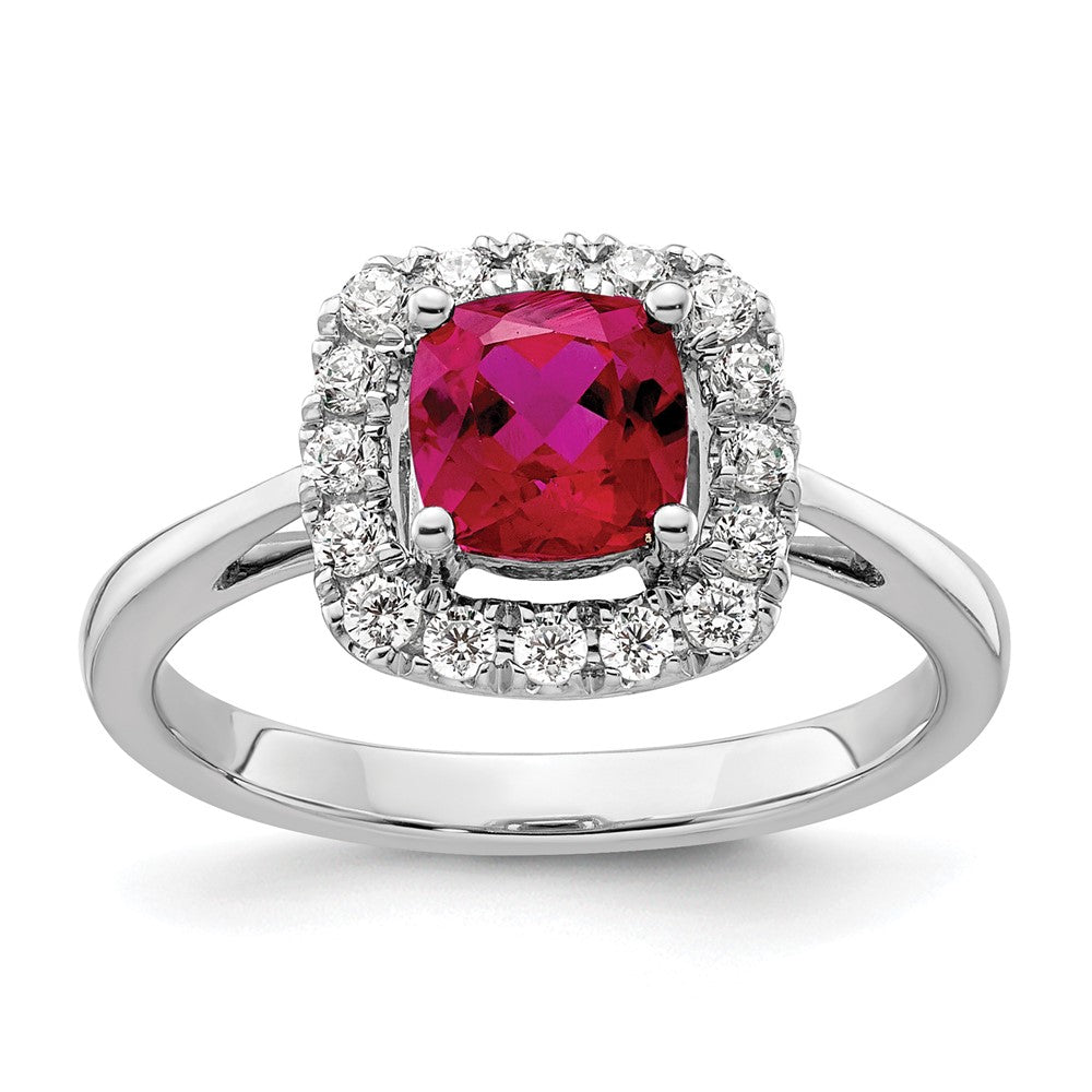 Diamond & Gemstone Halo Rings